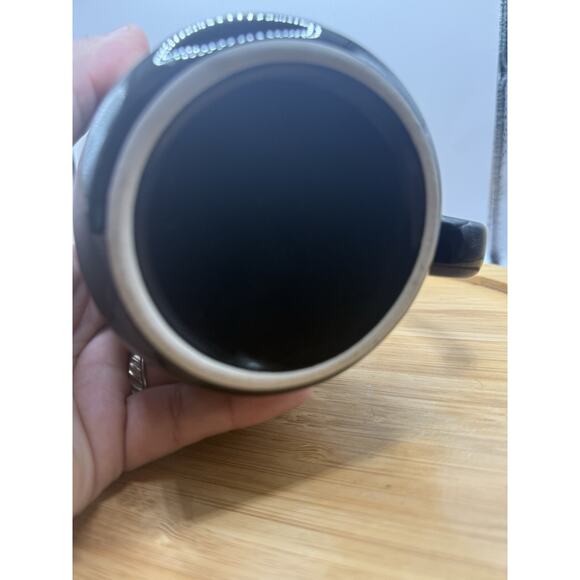 Boston University GRANDPA Metal Plate Mug Coffee Tea Red Black - Picture 3 of 3